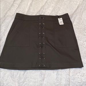 NWT Express Lace Up Mini Skirt